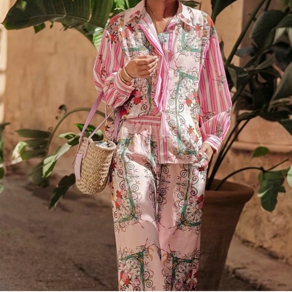 Other - Floral Pink Women's Set NWOT